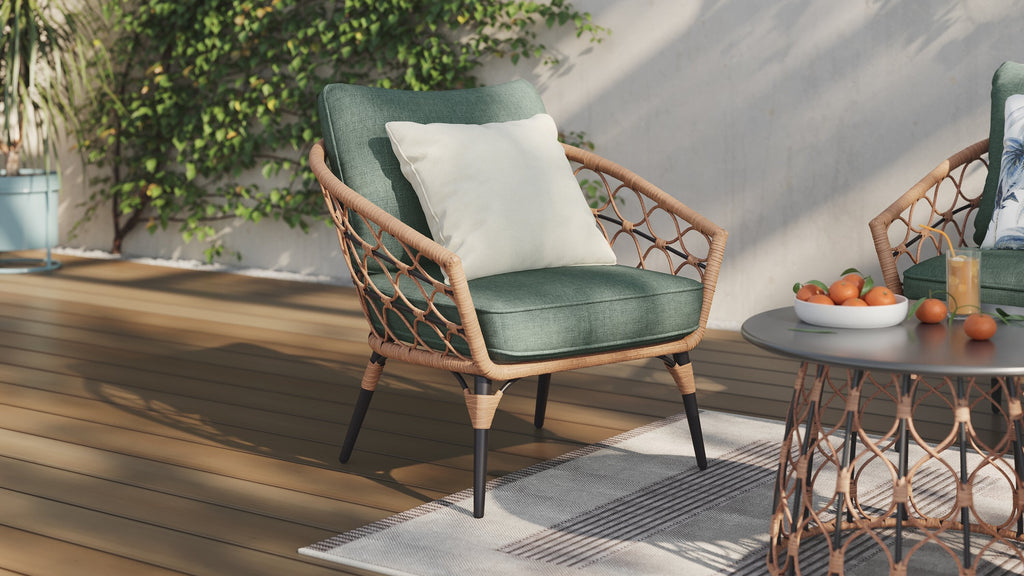 Kort & Co. Panama 5-Piece Patio Conversation Set | Kort & Co. Ensemble de conversation Panama 5 pièces pour la terrasse