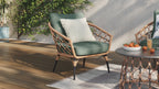 Kort & Co. Panama 5-Piece Patio Conversation Set | Kort & Co. Ensemble de conversation Panama 5 pièces pour la terrasse