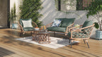 Kort & Co. Panama 5-Piece Patio Conversation Set | Kort & Co. Ensemble de conversation Panama 5 pièces pour la terrasse