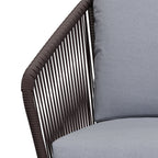 Porto 4-Piece Patio Conversation Set - Black | Ensemble de conversation Porto 4 pièces pour la terrasse - noir