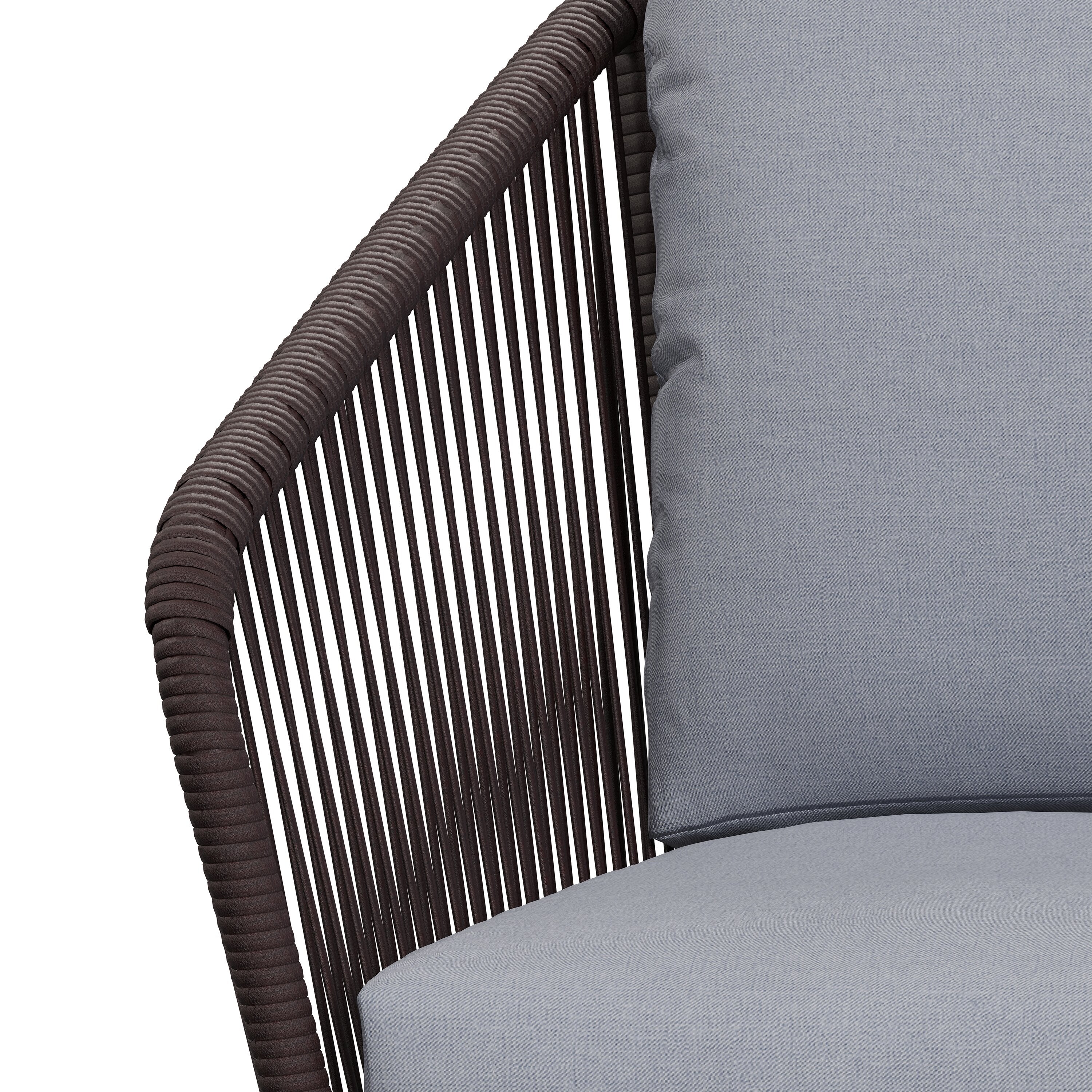 Porto 4-Piece Patio Conversation Set - Black | Ensemble de conversation Porto 4 pièces pour la terrasse - noir