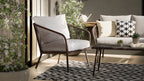 Porto 4-Piece Patio Conversation Set - Black | Ensemble de conversation Porto 4 pièces pour la terrasse - noir
