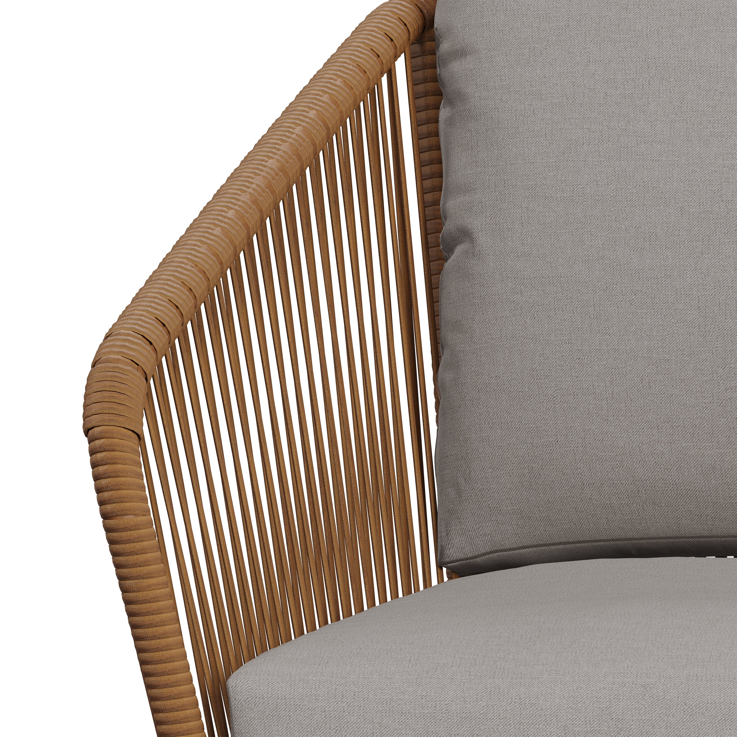 Porto 4-Piece Patio Conversation Set - Brown | Ensemble de conversation Porto 4 pièces pour la terrasse - brun