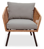 Porto 4-Piece Patio Conversation Set - Brown | Ensemble de conversation Porto 4 pièces pour la terrasse - brun