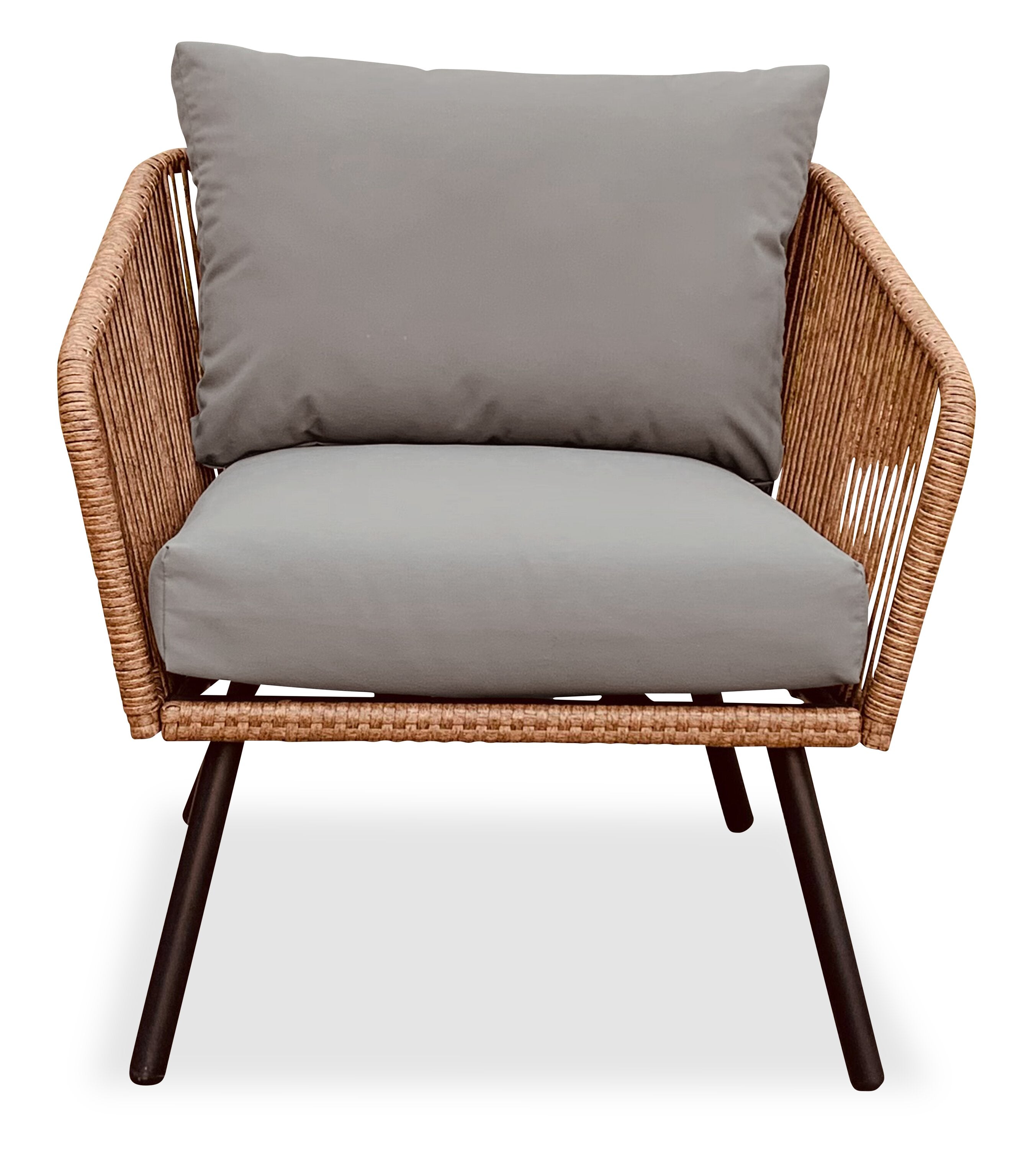 Porto 4-Piece Patio Conversation Set - Brown | Ensemble de conversation Porto 4 pièces pour la terrasse - brun