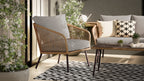Porto 4-Piece Patio Conversation Set - Brown | Ensemble de conversation Porto 4 pièces pour la terrasse - brun