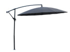 Shanghai Outdoor Patio Umbrella - 114" W x 75"H, Weather Resistant Aluminum & Fibreglass, Hand Crank - Charcoal | Parasol Shanghai pour la terrasse - anthracite | SHANGCUM