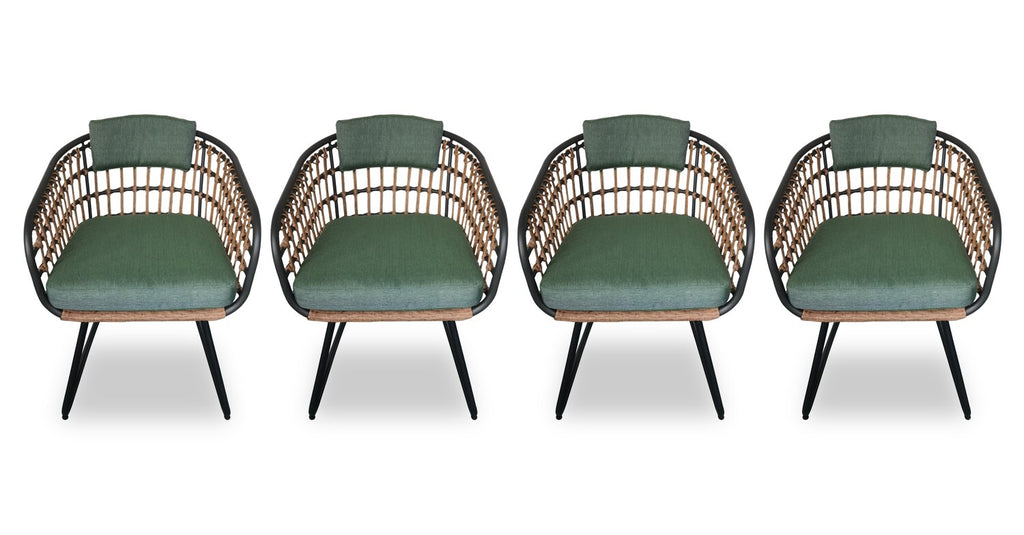 Ibiza Patio Chair - Set of 4 | Chaise Ibiza pour la terrasse - ensemble de 4