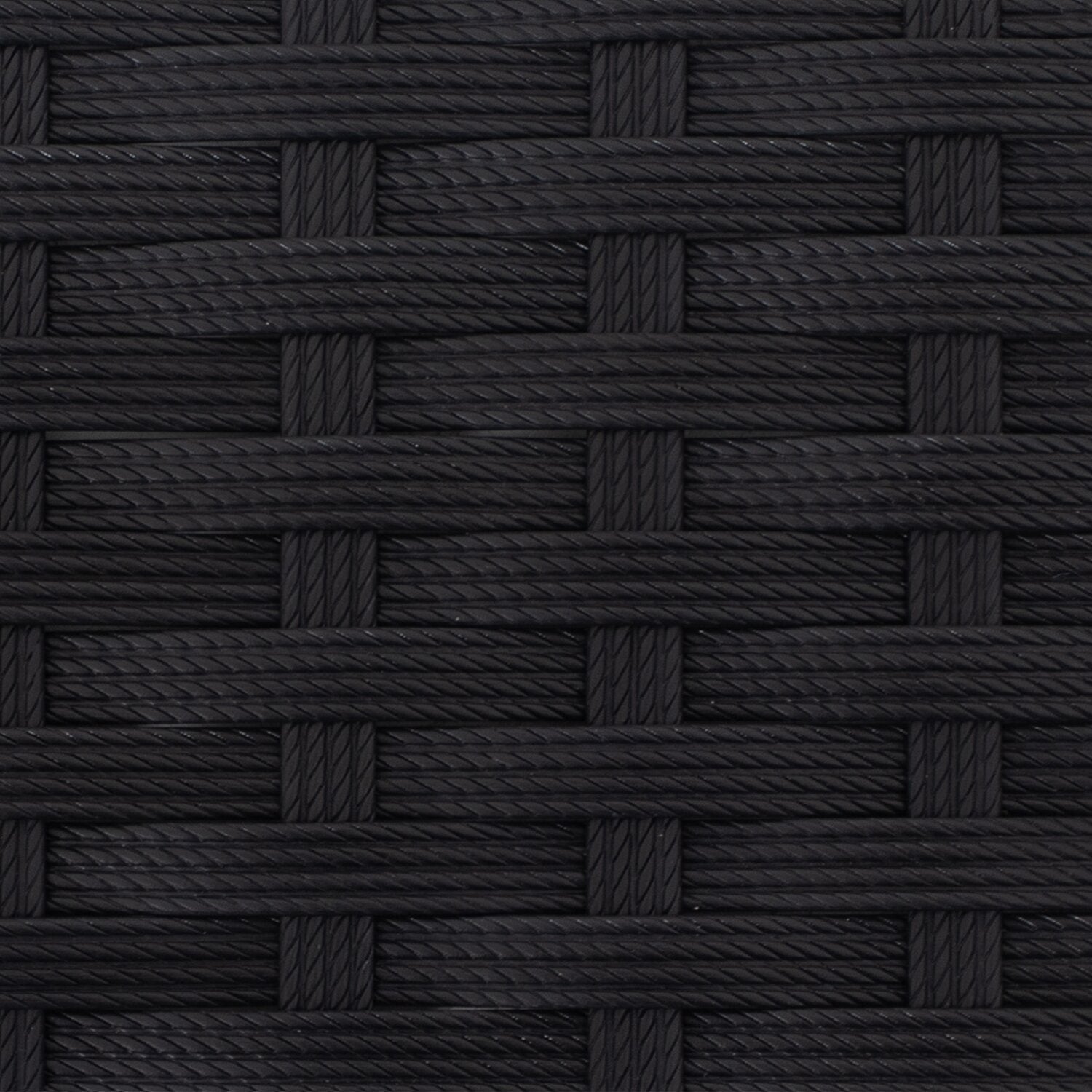 Paris Outdoor Patio Bistro Chair - Hand-Woven Resin Wicker, UV & Weather Resistant - Black | Chaise bistro Paris pour la terrasse à l’extérieur - osier en résine tressé à la main, résistante aux rayons UV et aux intempéries - noire