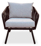 Porto 4-Piece Patio Conversation Set - Black | Ensemble de conversation Porto 4 pièces pour la terrasse - noir