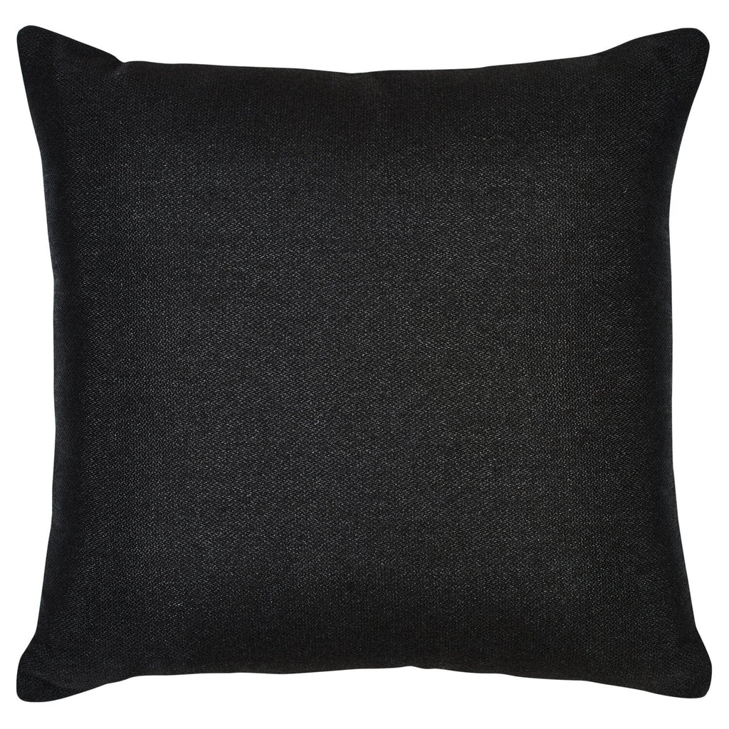 Indoor/Outdoor Classic Accent Pillow - Black  | Coussin décoratif classique pour l’intérieur et l’extérieur - noir | LX1027DP