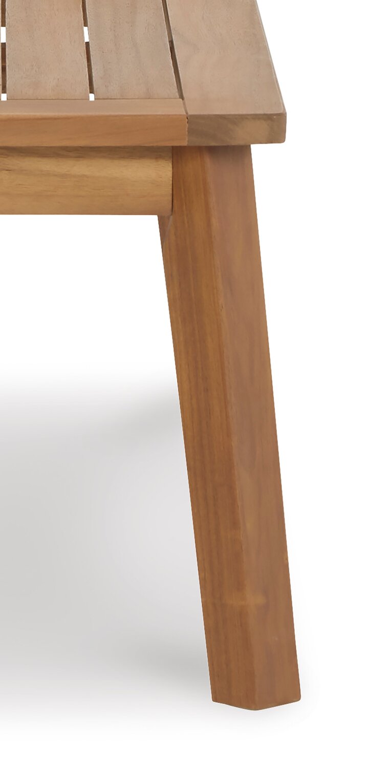 Bern Outdoor Patio Bench - 46"W, Acacia Wood & Polyrethane Finish - Natural | Banc Bern pour la terrasse à l’extérieur - 46 po (L), acacia et fini en polyuréthanne - naturel