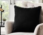 Indoor/Outdoor Classic Accent Pillow - Black  | Coussin décoratif classique pour l’intérieur et l’extérieur - noir | LX1027DP